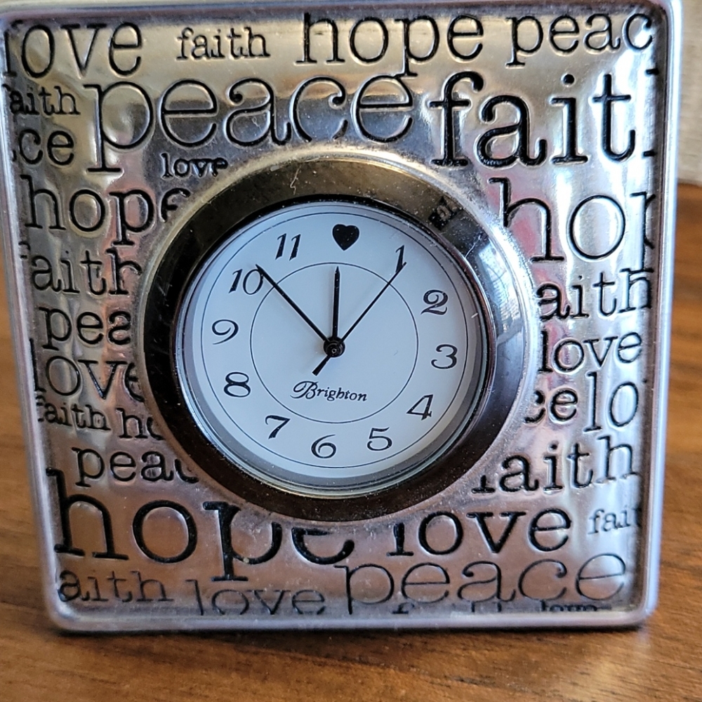 Brighton desk clock 2in